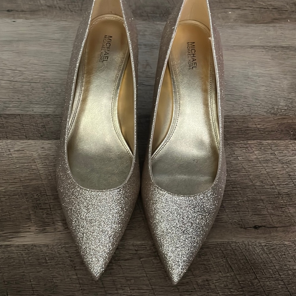 Michael Kors Glitter Kitten Heels
